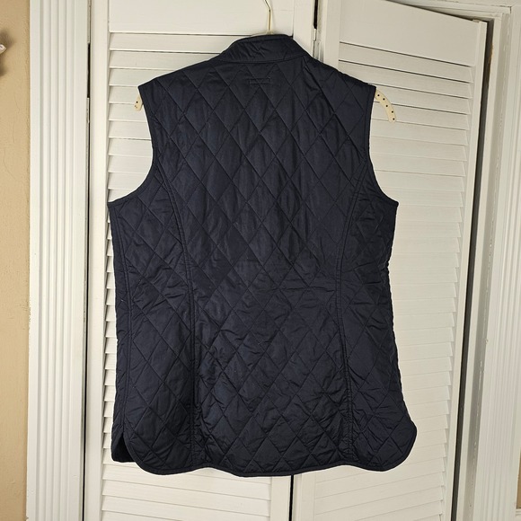 J McLaughlin Womens Navy Quilted Vest Large - Picture 2 of 4